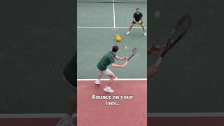 Med ball. Pad. Racket. Same pattern — real ball now.Create space 🎾 #tennis #forehand #tennisdrills
