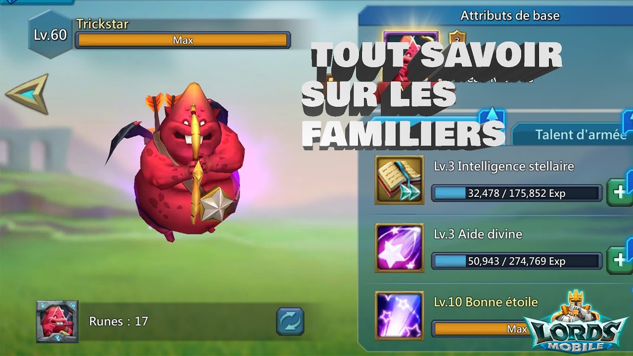 TOUT SAVOIR SUR LES FAMILIERS EN 2023 SUR LORDS MOBILE YouTube