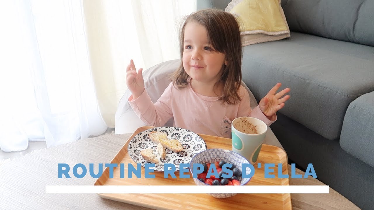 ROUTINE REPAS D'UN ENFANT DE 3 ANS 