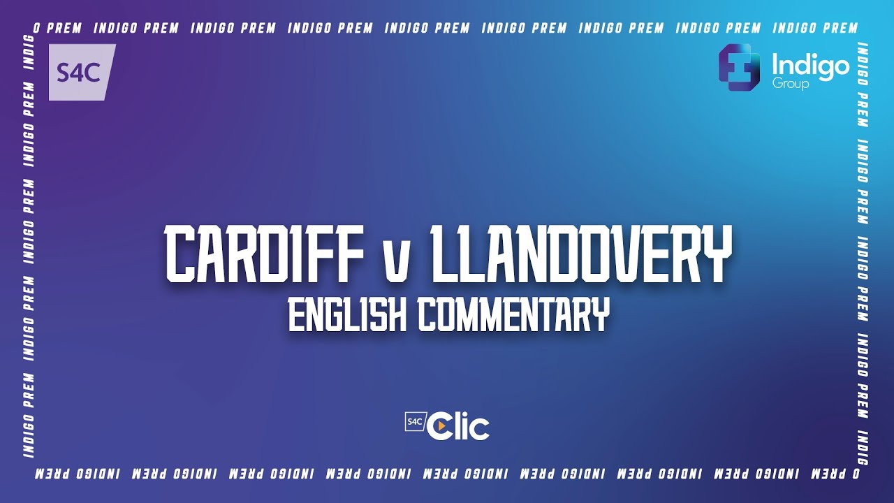 LIVE RUGBY Cardiff v Llandovery Indigo Prem S4C