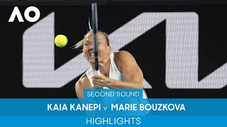 Kaia Kanepi v Marie Bouzkova Highlights (2R) | Australian Open 2022 screenshot 5