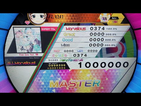 【WACCA】 From Zero feat. 利香(EXPERT) All Marvelous【手元】