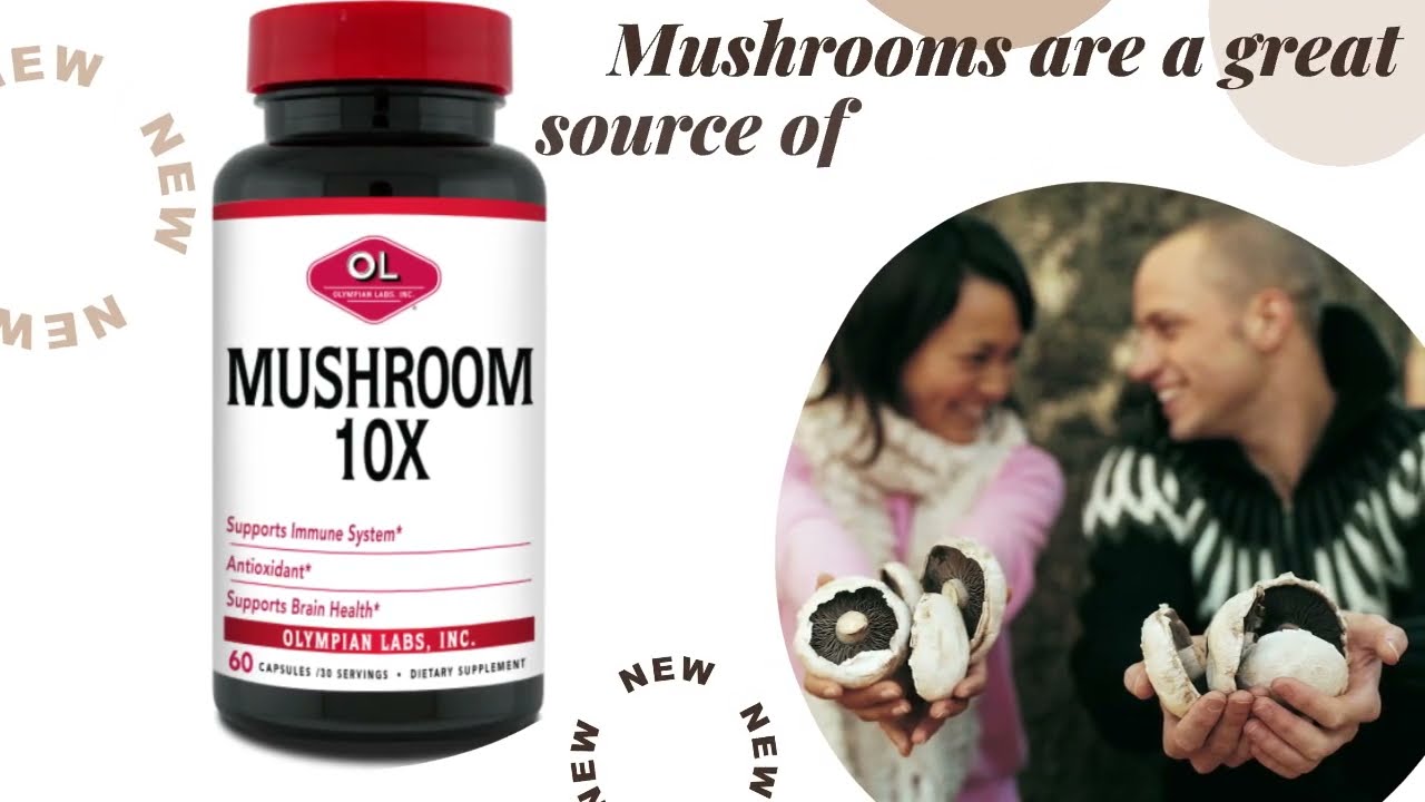Mushroom 10X from Olympian Labs Supporting Immune & Brain Health