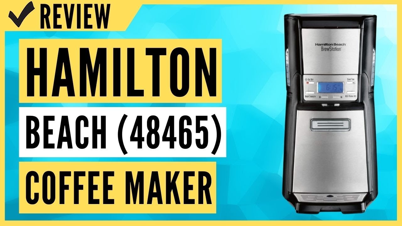 Hamilton Beach 48465 Black/Steel BrewStation Summit Ultra 12 Cup  Coffeemaker 