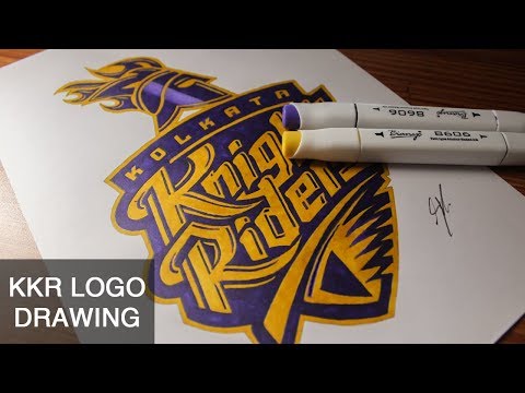 Comment dessiner KKR Logo | Gaus Arts