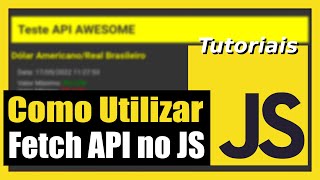 CONSUMING A CURRENCY QUOTATION API USING JAVASCRIPT - EASY AND FAST