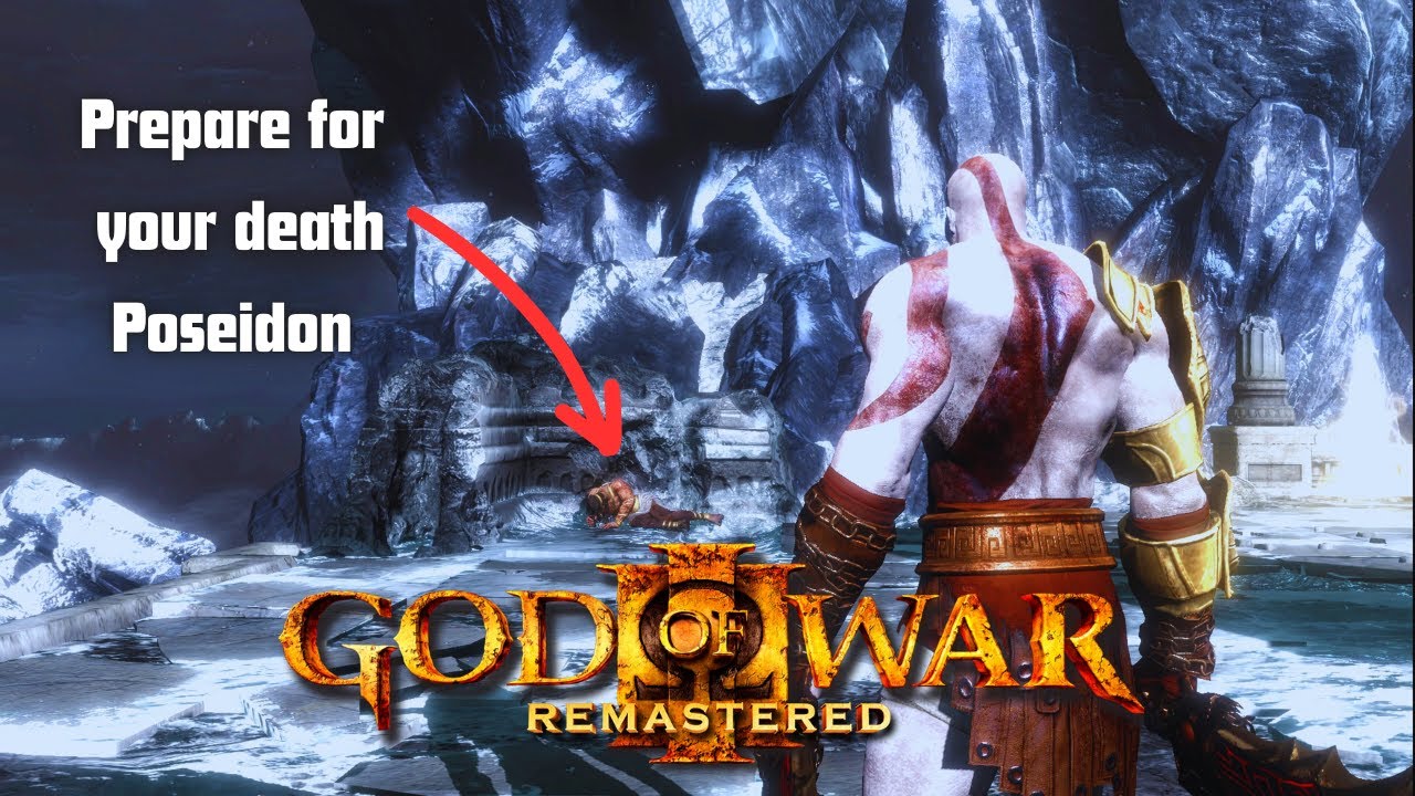 Poseidon Boss Fight | God of War 3 Remastered | Ps5 (4K) - YouTube