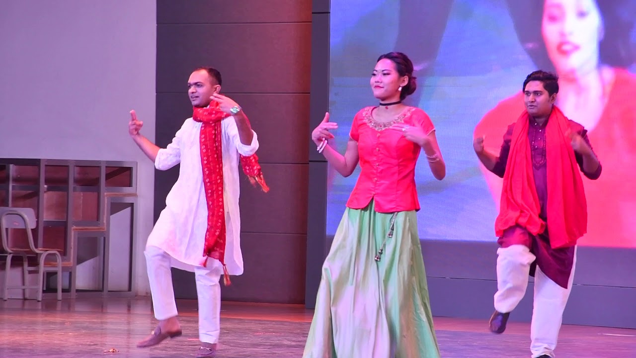 bangladeshi students dance performance in china#mone kori assam jabo#magic mamoni#konna re dance