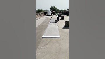 Waterproofing With fibre mesh at Real site