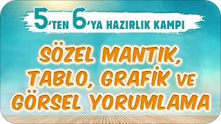 Sözel Mantık, Tablo, Grafik ve Görsel Yorumlama 📙 5'ten 6'ya Hazırlık Kampı #56TURK6 #2026