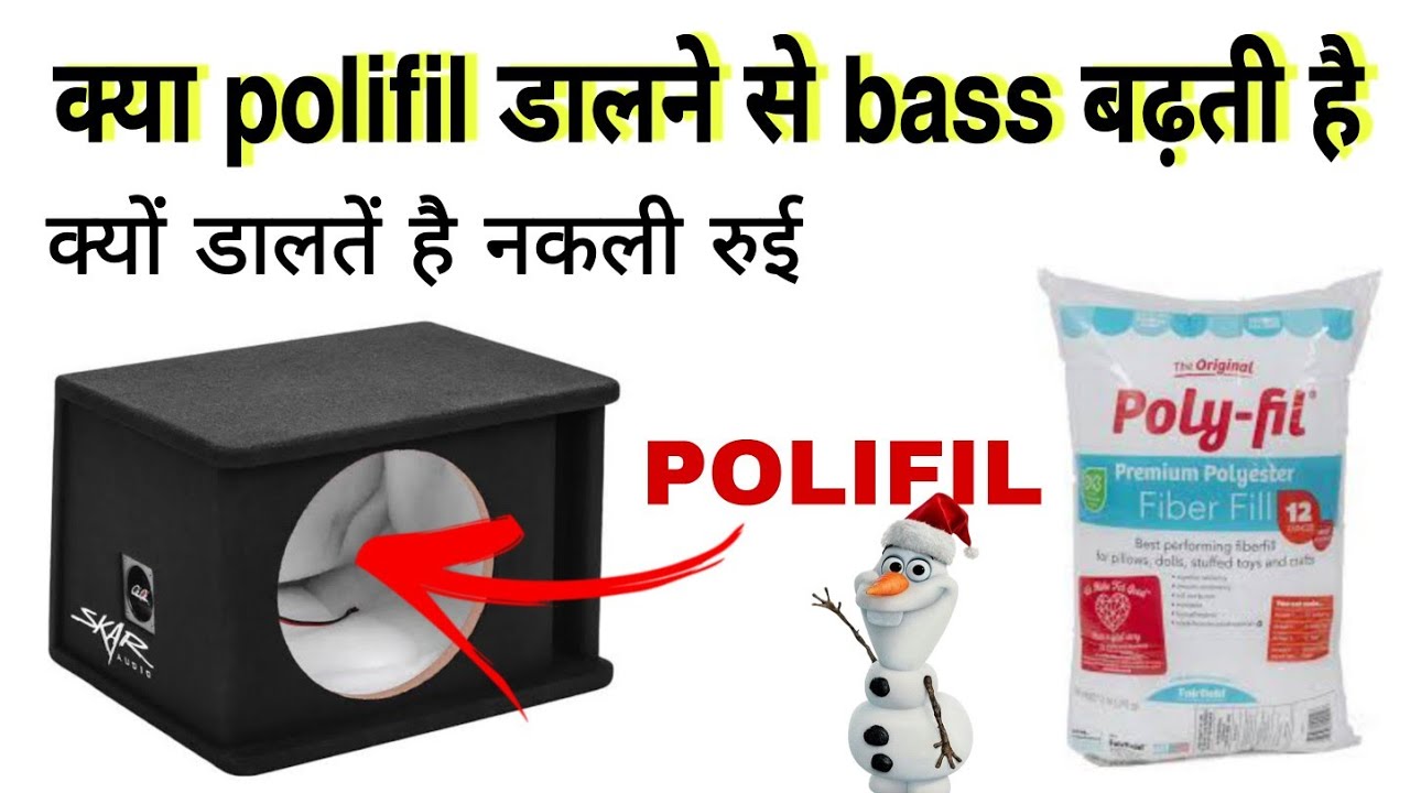 Speaker box me polyfil kyo use krte hain  whats use of polifil in speaker box hindi dj guru chirag