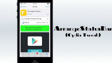 ArrangeStatusBar - Cydia Tweak - Review by CM Apps