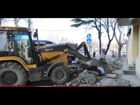 ხმაური გორში -ღამით დაწყებული საფეხმავლო სივრცის რეაბილიტაცია და გარემოვაჭრეების პროტესტი 16.01.2023