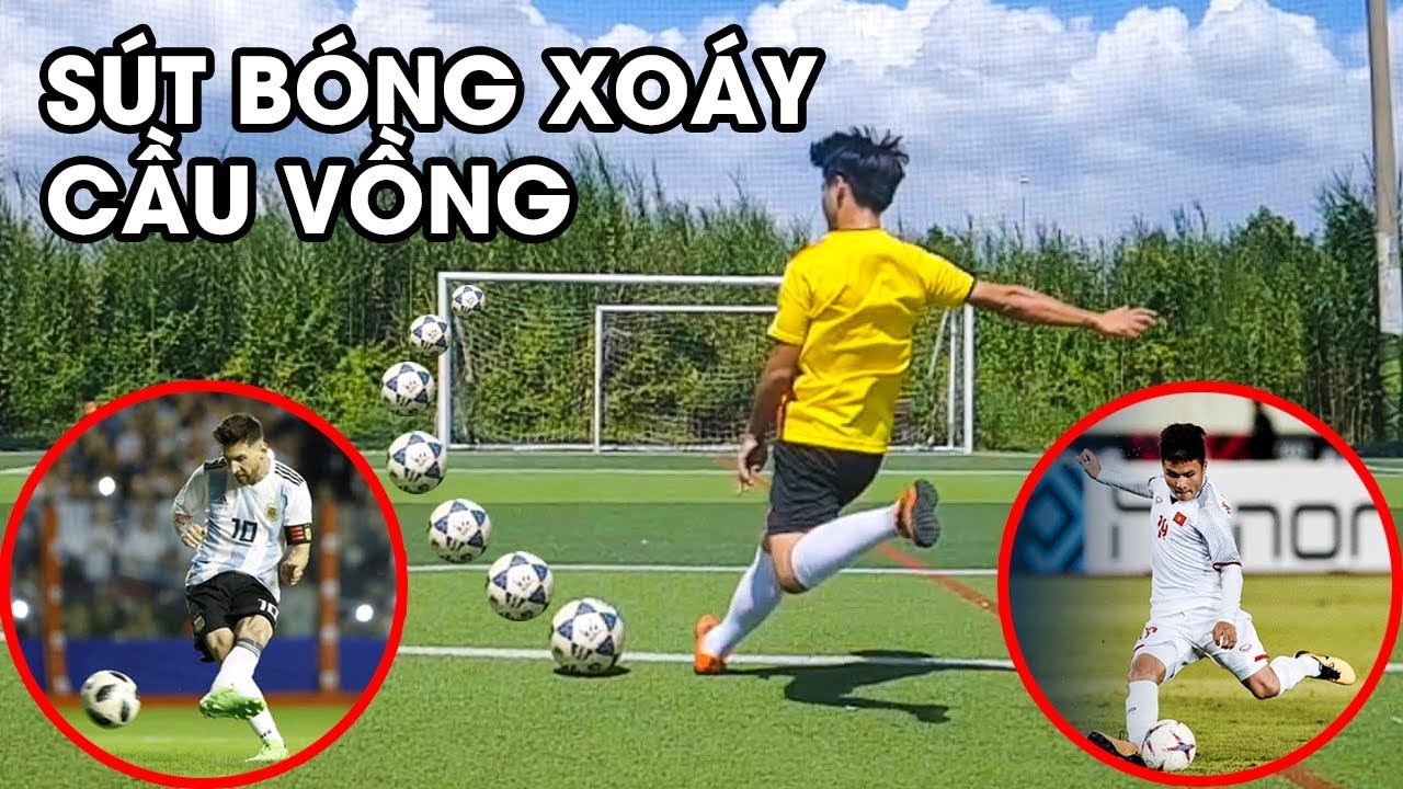 CÁCH SÚT XOÁY MÁ TRONG NHƯ QUANG HẢI MESSI | THY... - youtube
