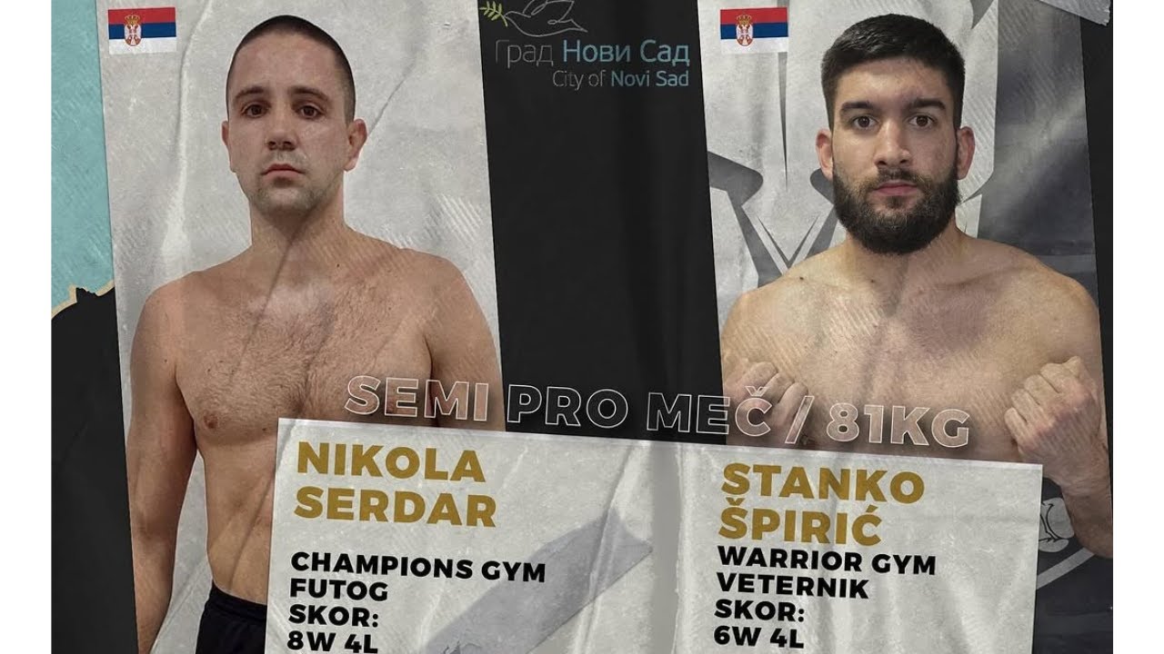 Moj Prvi (Polu)Profi meč u Kik Boksu - Nikola Serdar (Champions gym) vs Stanko Špirić (Warrior gym)