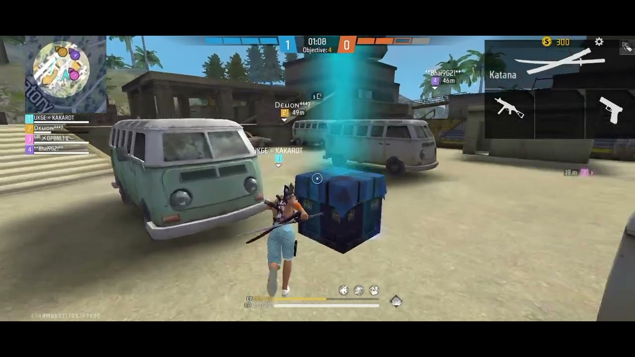 Cs Ranked 1 Vs 4 Gameplay in Garena Free Fire #1v4clutch - YouTube
