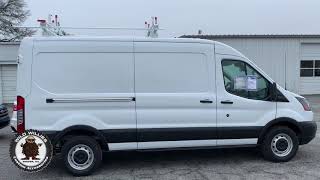 Ford Transit 150 Midroof Weatherguard Commercial package ladder rack bin