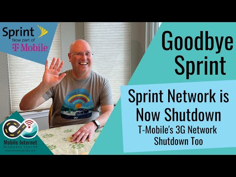 Goodbye Sprint - Network Now Shut Down - T-Mobile‘s 3G Shut Down Too