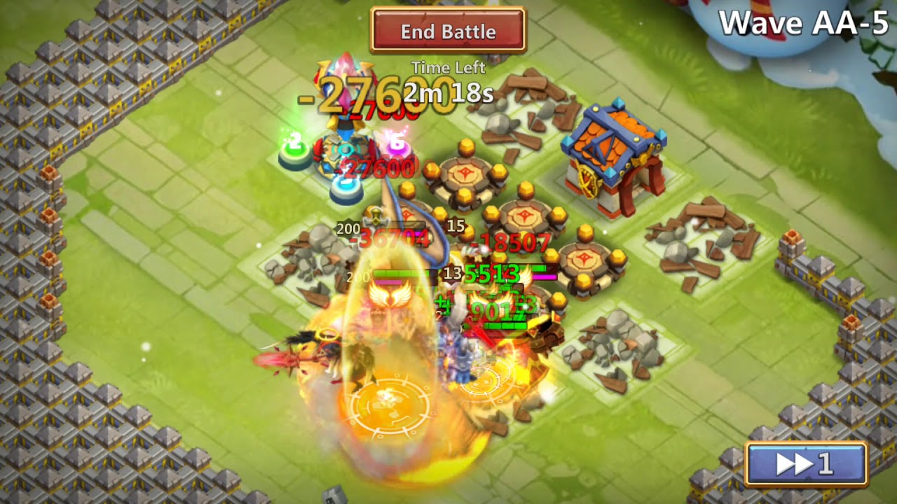 Castle Clash | How to beat HBM AA-AE | TH 21 | F2P