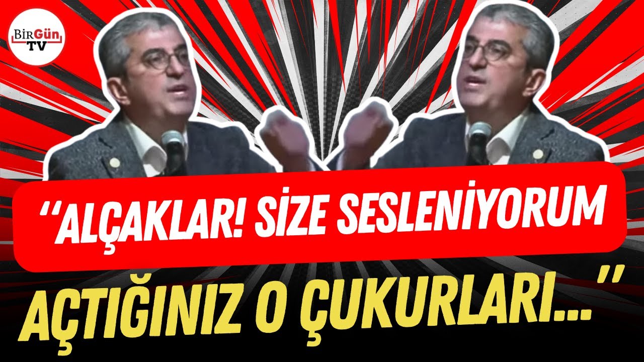 Gökhan Günaydın iktidara böyle seslendi: “Alçaklar, buradan size sesleniyorum..."