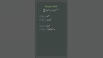 Using 💪POWER💪 rule to take derivatives #apcalculus #apcalc #unit2 #shorts