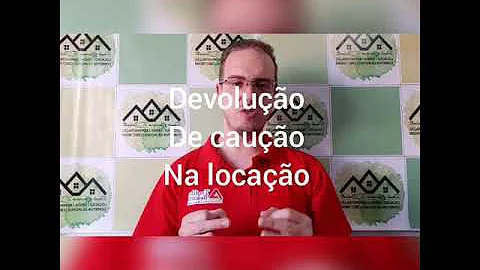 Como declarar devolução de caução de aluguel?