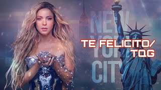 Shakira - Te Felicito/TQG (Live at Time Square, NY) [4K Remastered] Resimi
