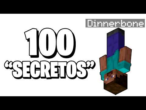 100 SECRETOS que TODOS los VERDADEROS FANS de MINECRAFT CONOCEN