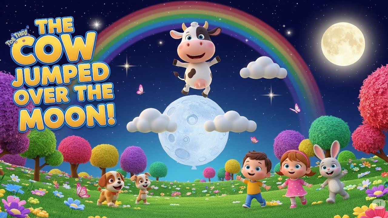 The cow jumped over the Moon 