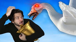 VIVENDO UM DIA INTEIRO COMO UM GANSO DO TINHOSO! - Untitled Goose Game (JOGO COMPLETO)