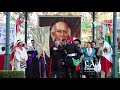 Así se vivió la Ceremonia de El Grito por la Independencia de México desde la Placita Olvera de L.A.