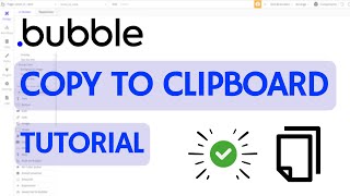 How to Copy Dynamic Text to Clipboard in Bubble Apps