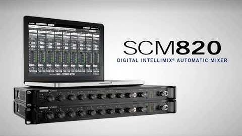How To Set Up Digital Feedback Reduction for SCM820 | Shure