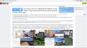 IoT Sensor Devices - Exporting to Google Drive from Tools.Valarm.net