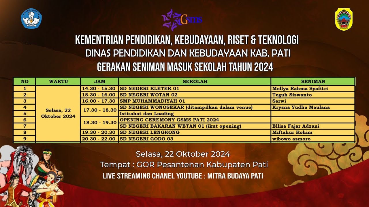 🔴🔵LIVE STREAM GSMS TH 2024 || SMP MUHAMMADIYAH 01