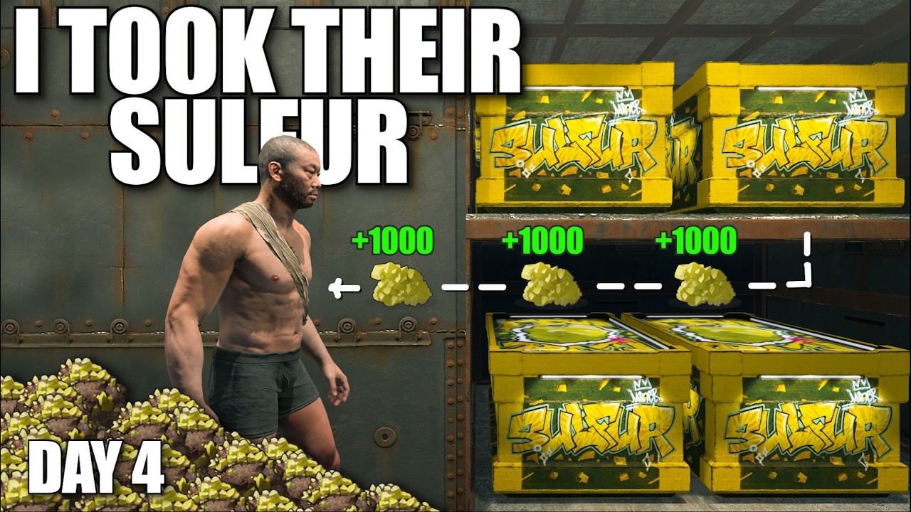 I Took 100k+ Sulfur from this Clan in Rust...