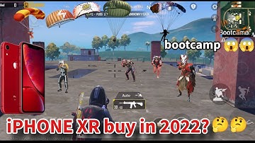 iPHONE XR bootcamp test 2022|Pubg😱 | Lag and fps 🤔Graphics| iPHONE XR still best in 2022?
