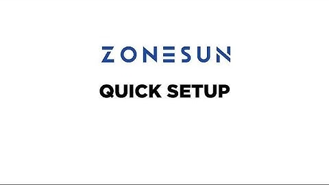 ZONESUN ZS-GFYT320 Pouch Filling Sealing machine Debugging Video