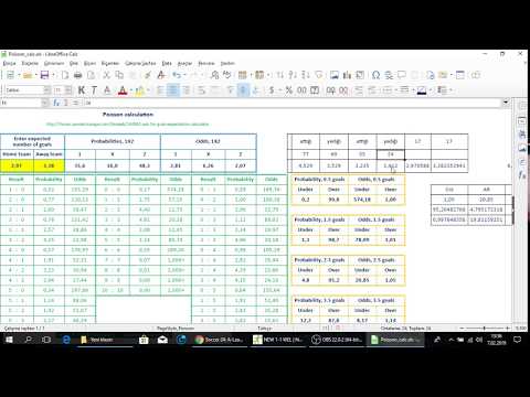 Poisson Bet Calculator  Yeni