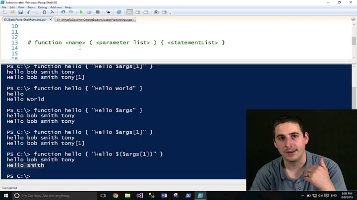 Basic PowerShell Functions : PSB E12