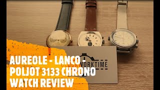 MOST UNDERRATED LEGENDARY CHRONOGRAPH WATCHES EVER - AUREOLE, LANCO, POLJOT 3133 REVIEW