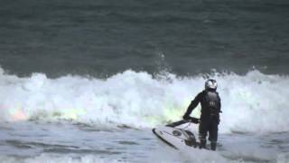 20151230 Kaka Point 3 Guys Loopsurfing @ Jet Ski