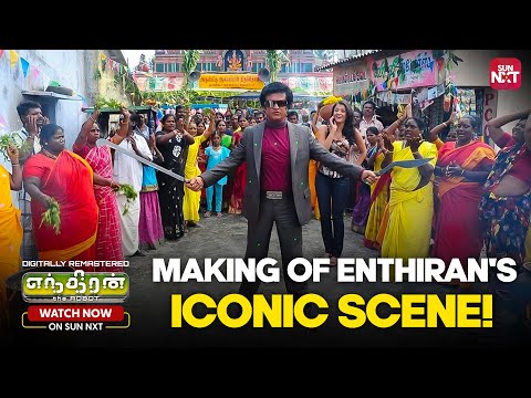 Iconic Fight Scene Making of Enthiran🔥 | ENTHIRAN Digitally Remastered | Watch Now on Sun NXT