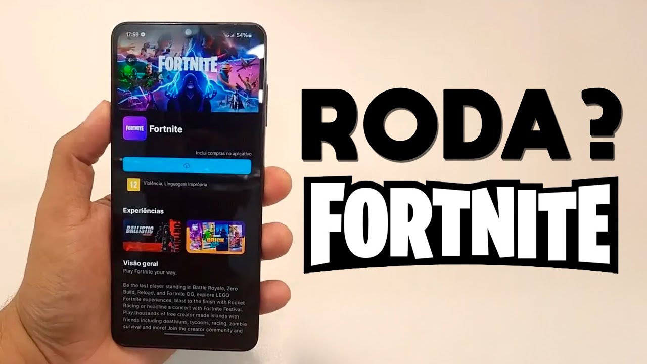 Samsung Galaxy A06 consegue rodar Fortnite?