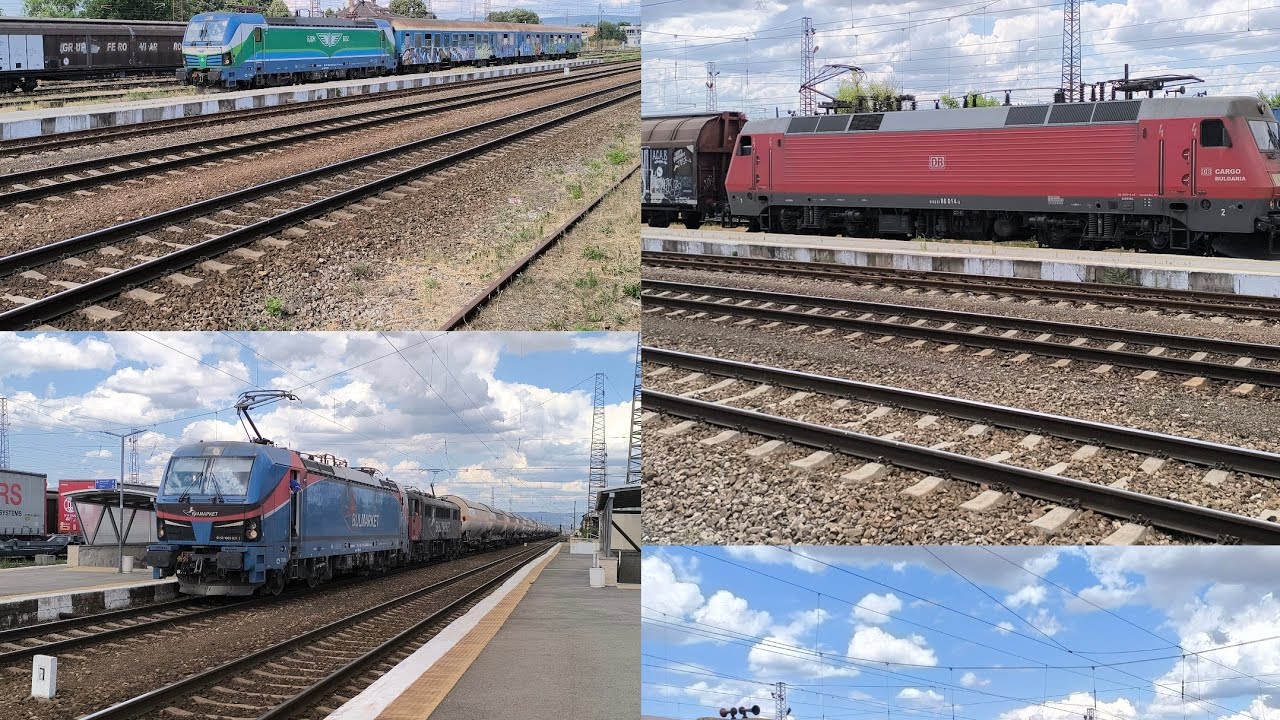 Влакове в гара Карнобат/ Trainspotting at the railsation Karnobat