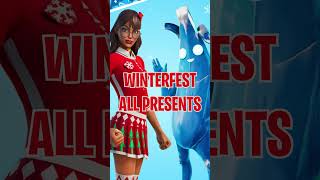 ALL the presents in WINTERFEST 2021 *FREE SKINS*