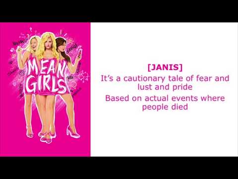 A Cautionary Tale Lyrics Video - Original Broadway Cast of Mean Girls