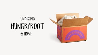 Unboxing Hungryroot
