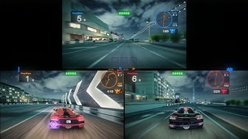 Blur 4 player split screen gameplay