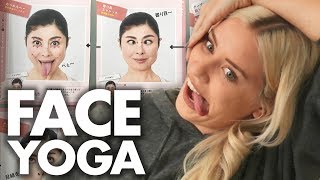 JAPANESE FACE TRAINING!? (Beauty Trippin)